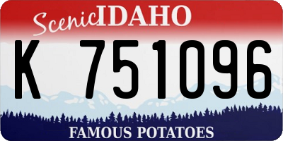 ID license plate K751096