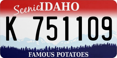 ID license plate K751109