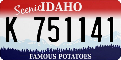 ID license plate K751141