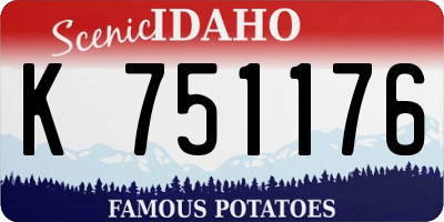 ID license plate K751176