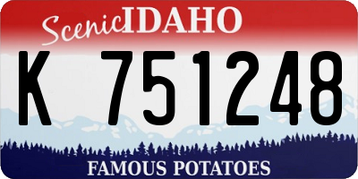 ID license plate K751248