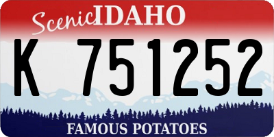 ID license plate K751252