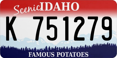 ID license plate K751279
