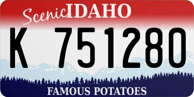 ID license plate K751280