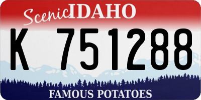 ID license plate K751288