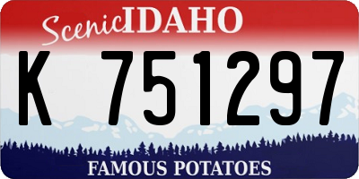 ID license plate K751297