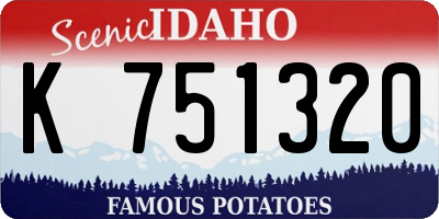 ID license plate K751320