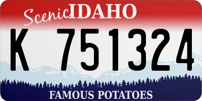 ID license plate K751324