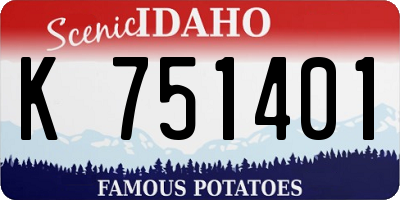 ID license plate K751401