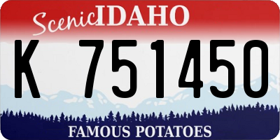 ID license plate K751450