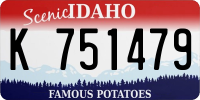 ID license plate K751479