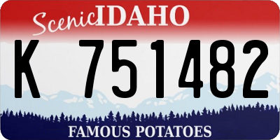 ID license plate K751482