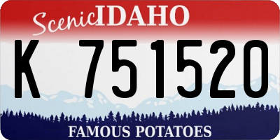 ID license plate K751520