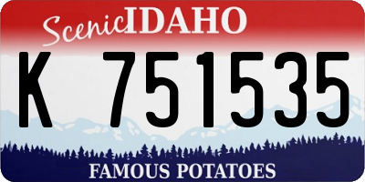 ID license plate K751535