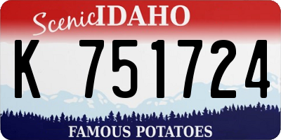 ID license plate K751724