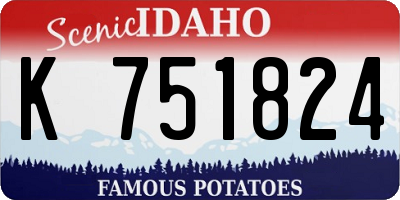 ID license plate K751824