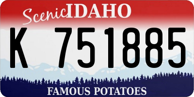 ID license plate K751885