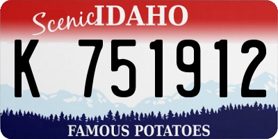 ID license plate K751912