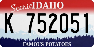 ID license plate K752051