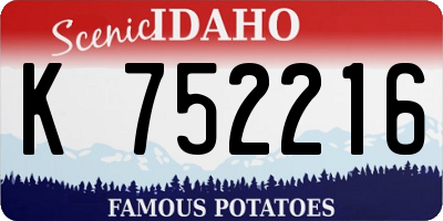 ID license plate K752216