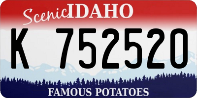 ID license plate K752520