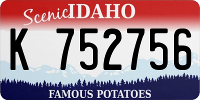 ID license plate K752756