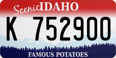 ID license plate K752900