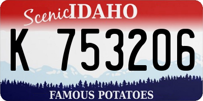 ID license plate K753206