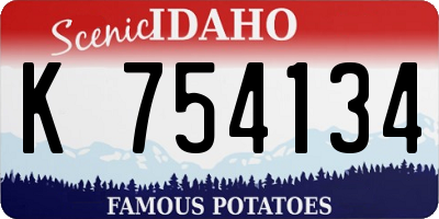 ID license plate K754134
