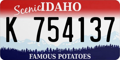 ID license plate K754137