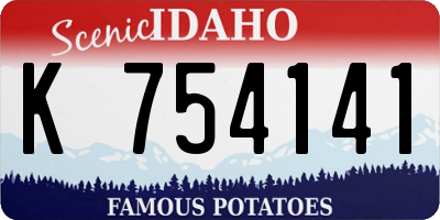 ID license plate K754141
