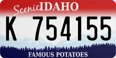 ID license plate K754155