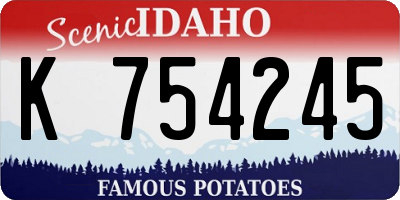 ID license plate K754245