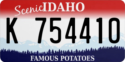 ID license plate K754410