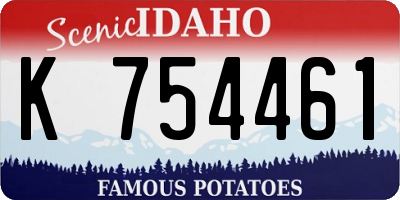 ID license plate K754461