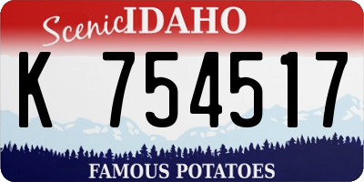 ID license plate K754517