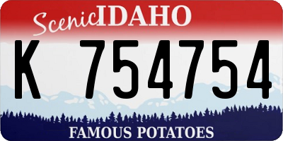 ID license plate K754754
