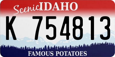 ID license plate K754813