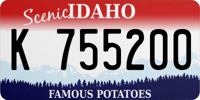 ID license plate K755200