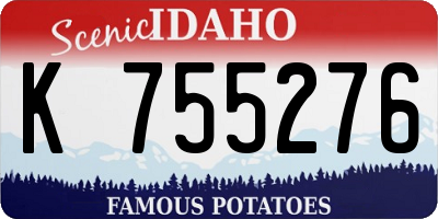 ID license plate K755276