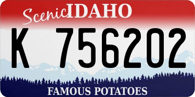 ID license plate K756202