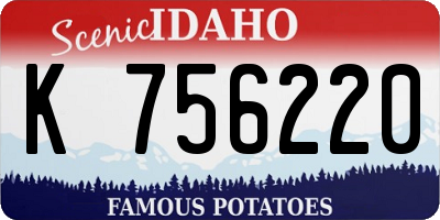 ID license plate K756220