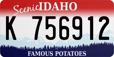 ID license plate K756912