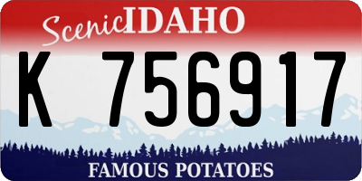 ID license plate K756917