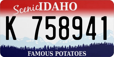 ID license plate K758941