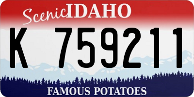 ID license plate K759211