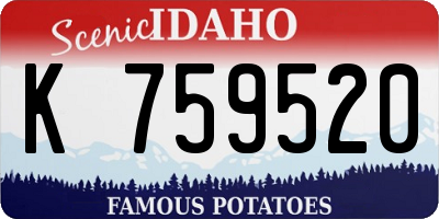 ID license plate K759520