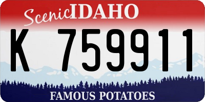 ID license plate K759911