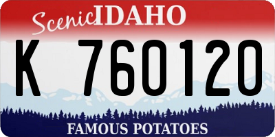 ID license plate K760120