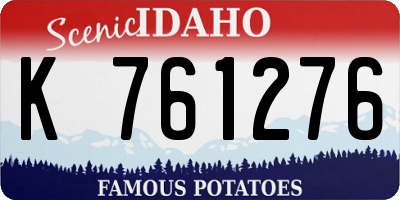 ID license plate K761276